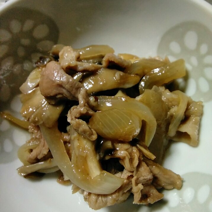 美味しい豚肉と舞茸の炒めもの